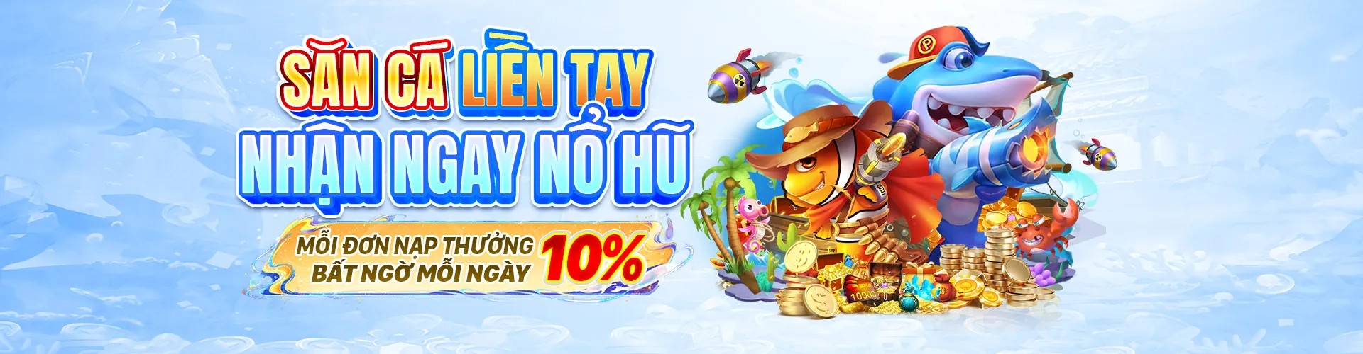 Thế giới bắn cá Win365 App với đồ họa sống động và kho báu dưới đại dương